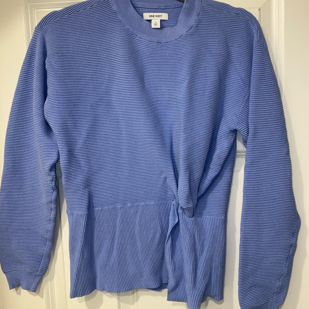 NWOT Nine West Womens twist front sweater